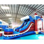 Combo Bouncy Castle Commercial Inflatable Bouncer For Festival Activity for sale
