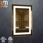 Light-Equipped Smart Backlit Bathroom Mirror with Touch Screen and Anti-Fog Functio for sale