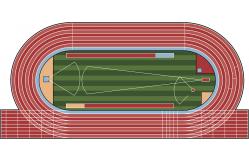China High Strength Full PU Running Track EPDM Granules Training Center supplier