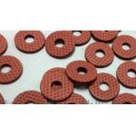0.25mm Red Rigid Mylar Lithium Battery Paper Insulation Cotton Fiber for sale