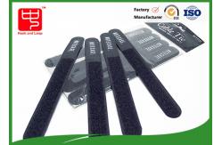 China Black Dirty Resistance Ties ,  Strap For Wires Clearing Up Round Ending supplier