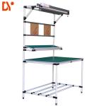 Customized Industrial PE Coated Lean Tube Anti Static Workbench For Factory for sale