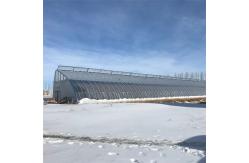 China Warm Quilt Hot Galvanized Steel Pipe Passive Solar Greenhouse For Vegetables supplier