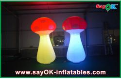 China Air Blown Inflatable Orange Lighting Event Inflatable Mushroom supplier