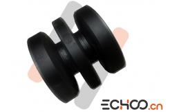 China T190 Compact Track Loader Undercarriage Parts , Bobcat track Rollers Black supplier