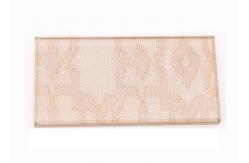 China Wall Covering Art Glass With Plain Woven Mesh Interlayer supplier