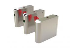 China 0.2s SS304 Remote Control Flap Turnstile Unidirectional supplier