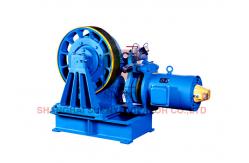 China YJ245 Passenger Lift Geared Traction Machine 1000 / 2000kg Load 60m Max Lifting Height supplier