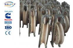 China Single Sheave Rope Pulley Block , 5-55kN Rated Load Wire Stringing Blocks supplier