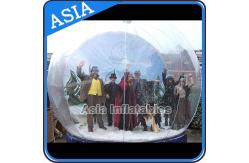 China Airblown Yard Inflatable Bubble Tent Decoration , Inflatable Christmas Snow Globe supplier