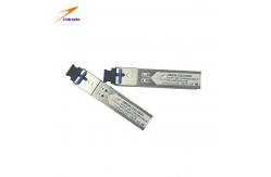 China 1.25G Tx1310nm RX1550nm SMF 20KM Single LC Connector SFP BIDI Transceiver supplier