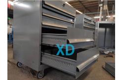 China Metal Tool Box Steel Rolling Tool Cabinet 5 Lockable Drawer Tool Box supplier
