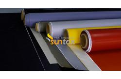China High Temperature Silicone Coated Fiberglass Fabric For Flexible Connector supplier