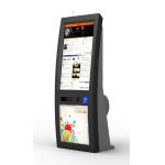 Standing Touch Screen Information Kiosk All In One Ticket Vending for sale