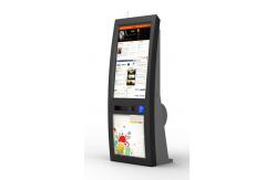 China Standing Touch Screen Information Kiosk All In One Ticket Vending supplier