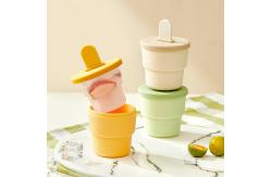 China Ice Cream Popsicle Mold Set,Reusable Silicone Popsicles Molds for Kids supplier