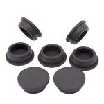 Customized Silicone Rubber Accessories With Black Silicone Rubber Plug And End Caps
