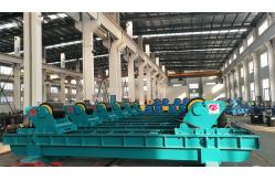 China Offshore Wind Tower 150t Movable Welding Turning Roller Rubber Wheel supplier