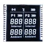 China Factory Price Custom Screen VA Segment LCD Display Color PIN White Backlight For Food Thermometer factory