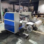 Fully Automatic Thermal Paper Slitting Machine High Speed 220V / 110V for sale