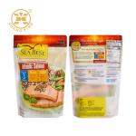 Custom Printed Laminated Heat Sealed Stand Up Bag Food Packaging Bag For Chicken Meat for sale