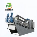 Screw Press Sludge Dewatering Machine SS304 220V 380V Sludge Dewatering Unit