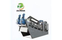 China Screw Press Sludge Dewatering Machine SS304 220V 380V Sludge Dewatering Unit supplier