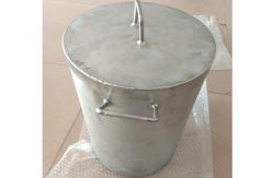 China ODM Service Barrel Shaped Grade 2 Electroplating Accessories Titanium Tank supplier