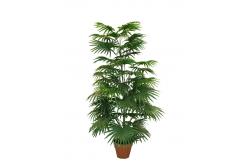 China 105cm Height Artificial Potted Floor Plants Mini Fan Palm Tree supplier