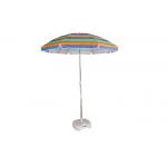 Aluminium Alloy Garden Winds Umbrella Manual Operation With Flap for sale