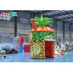 Air Inflatable Tent PVC Pineapple Kiosk Portable Inflatable Booth With Business Blower