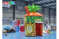 China Air Inflatable Tent PVC Pineapple Kiosk Portable Inflatable Booth With Business Blower supplier