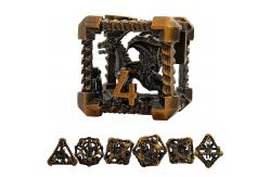 China Hollow Multi -Noodle Metal Dice Flying Dragon Dungeon And Dragon DND supplier