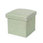 Satin folding storage box chair