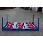 ISO Warehouse Heavy Duty 2400 Lb Stackable Steel Pallets for sale