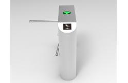 China Mechanical Drive Tripod Security Gates wire drawing AC220V With Card Reader supplier