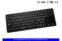 China Fully Sealed Waterproof Cleanable Silicone Keyboard With Backlight supplier