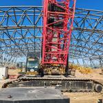 1.42km/H Travelling Speed Used 400T Crawler Crane In Construction Industry for sale