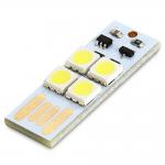 0.5W Mini Touch Switch Usb Led Light 2835 Chips Lightweight 3.3 X 1.1CM for sale
