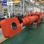 Hydraulic Cylinder For Flat Gate Of Dam With Oil Pipeline And Manifold