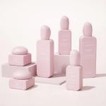 China Pink Cosmetic Bottles And Jars Luxury Lotion Bottle Packaging Customized manufacturer