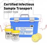 UN2814 UN3373 Infecious Specimen Cold Chain Safety Transportation Cooler Box for sale