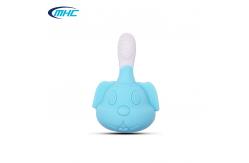 China Chewable Soft Silicone Baby Teether Brush Cute Piggy Shape BPA Free supplier