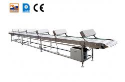 China Inline Cooling Conveyor, Stainless Steel, Adjustable Speed With Cooling Fan. supplier