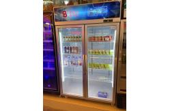 China Precise Control Glass Door Merchandiser Refrigerator 667L Stable Operation supplier