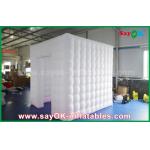 Inflatable Photo Studio Picture Painting Inflatable Photo Booth Tent 2.5m Full White Oxford Inflatable Cube for sale