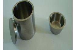 China High Density 10.2g/cm3 Fabricated Molybdenum Crucible With Caps supplier