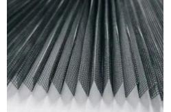 China Polyester 90gsm Pleated Insect Screen For Windows supplier