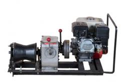China Line Construction Electrical Wire Puller 3 Ton Gasoline / Petrol Powered supplier