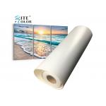 Glossy Inkjet Pure Cotton Canvas Large Format 400gsm For Pigment Dye Inks for sale